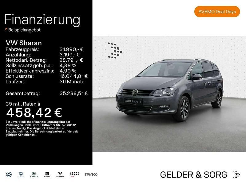 Grau Gebraucht 2021 VW Sharan United Van / Kleinbus | 31.990 € (Etwas zu teuer) - Bild 1/3