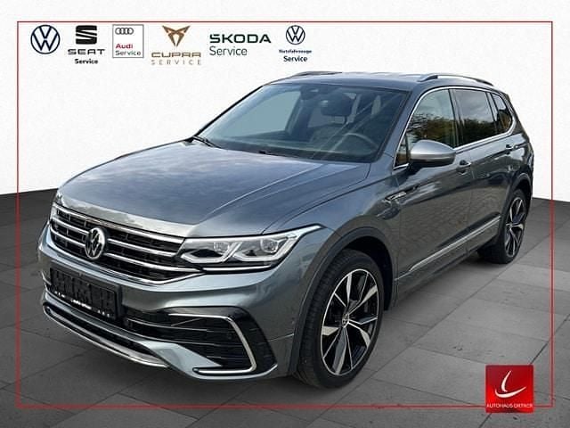 Silber Gebraucht 2022 VW Tiguan Allspace R-line SUV | 32.975 € (Guter Preis) - Bild 1/4