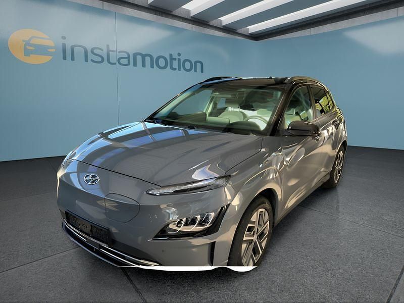Grau Gebraucht 2021 Hyundai Kona SUV | 21.549 € - Bild 1/4