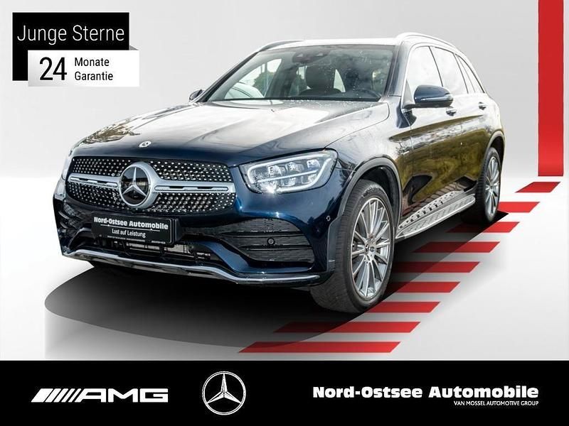 Cavansitblau metallic Gebraucht 2021 Mercedes GLC300e AMG SUV | 39.990 € (Fairer Preis) - Bild 1/4