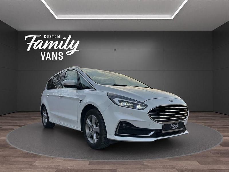 Gebraucht Ford S-MAX Titanium 150 PS (110 kW) 2020 Weiß Van / Kleinbus