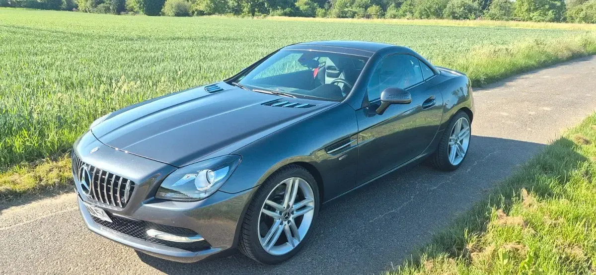 Gebraucht Mercedes SLK200 AMG 184 PS (135 kW) 2013 Grau Cabrio