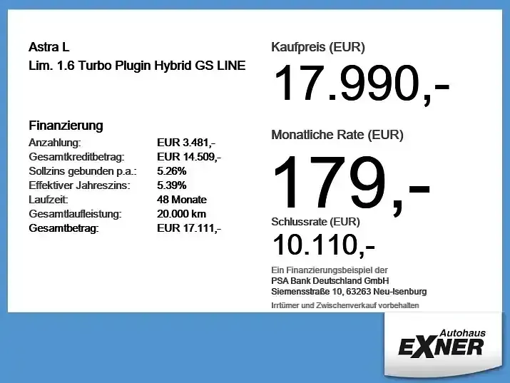 Gebraucht Opel Astra GS Line 181 PS (133 kW) 2022 Chili rot Limousine