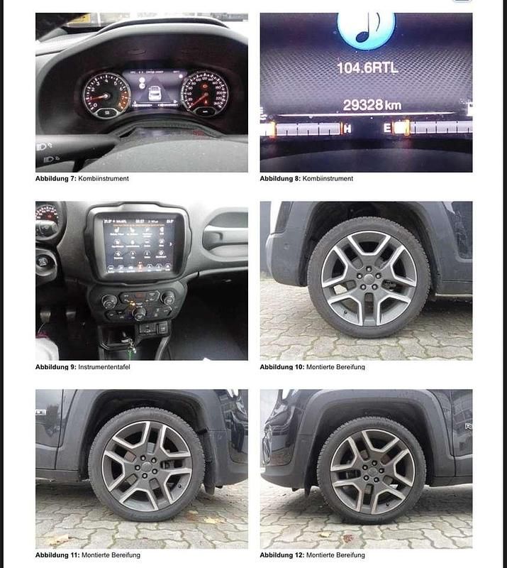 Gebraucht Jeep Renegade Limited 120 PS (88 kW) 2019 Schwarz SUV