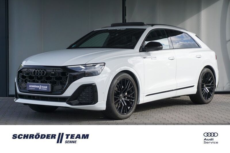 Gletscherweiß metallic Gebraucht 2023 Audi Q8 S-Line SUV | 92.890 € - Bild 1/4