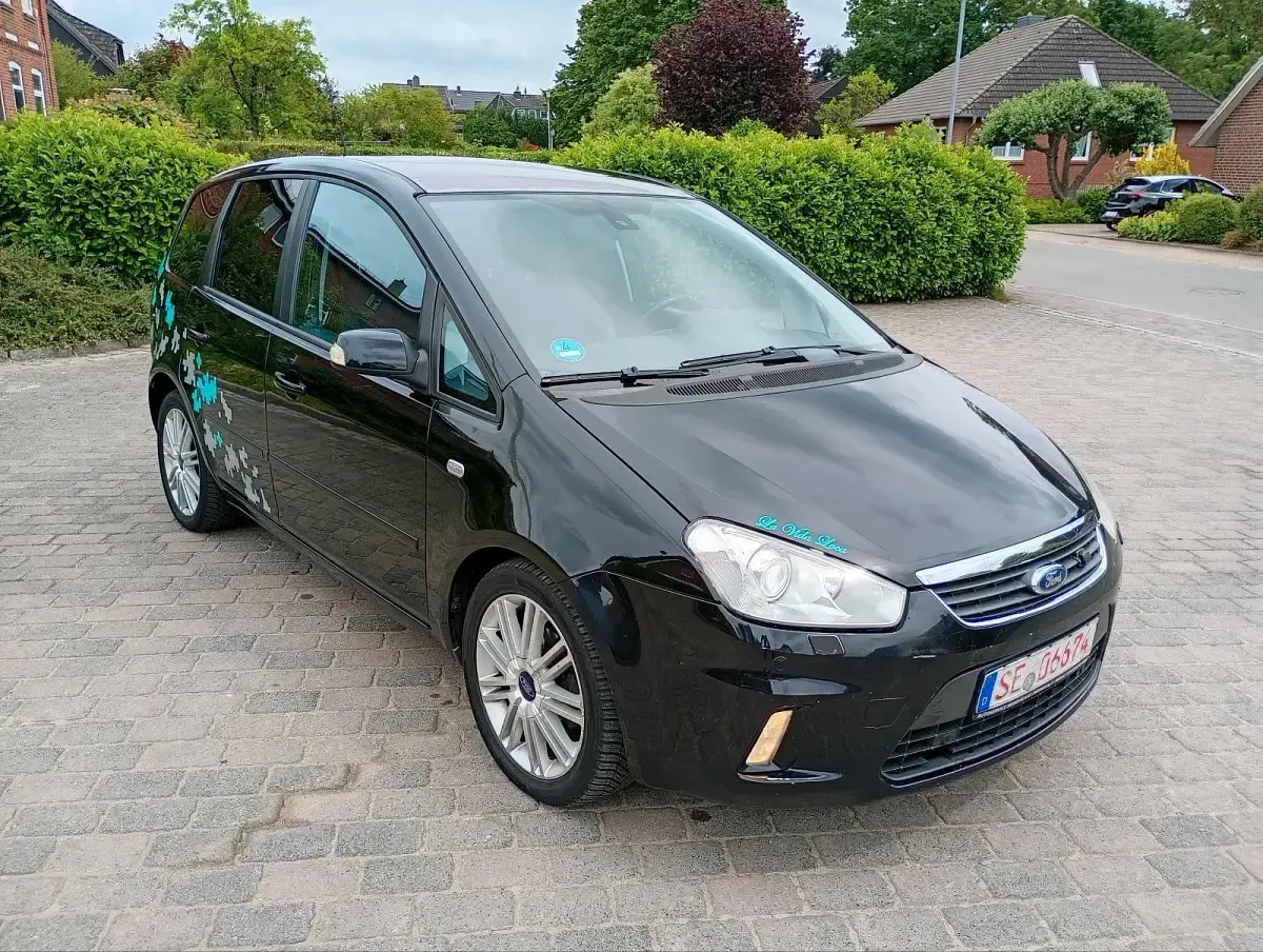 Gebraucht Ford C-MAX Titanium 125 PS (91 kW) 2008 Schwarz Van / Kleinbus