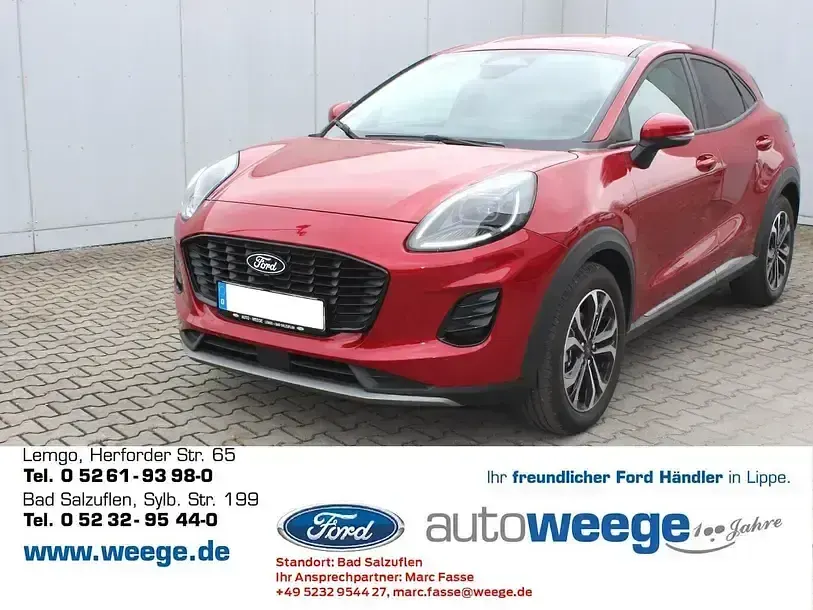 Usata Ford Puma Titanium 125 CV (91 kW) 2025 Rosso SUV