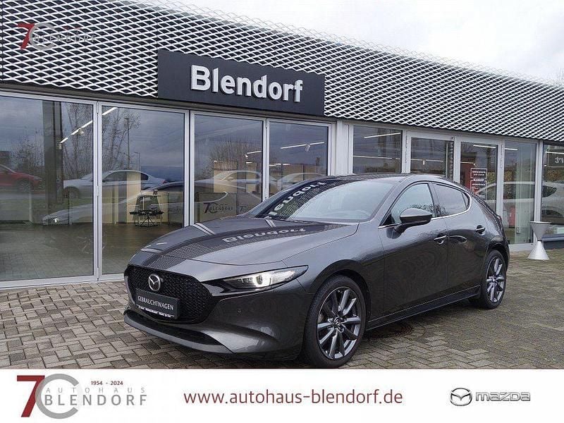 Grau Gebraucht 2021 Mazda 3 Active Limousine | 18.900 € (Fairer Preis) - Bild 1/3