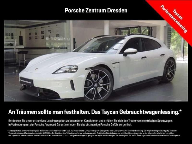 Weiß Gebraucht 2025 Porsche Taycan Sport Turismo Limousine | 114.890 € (Superpreis) - Bild 1/4