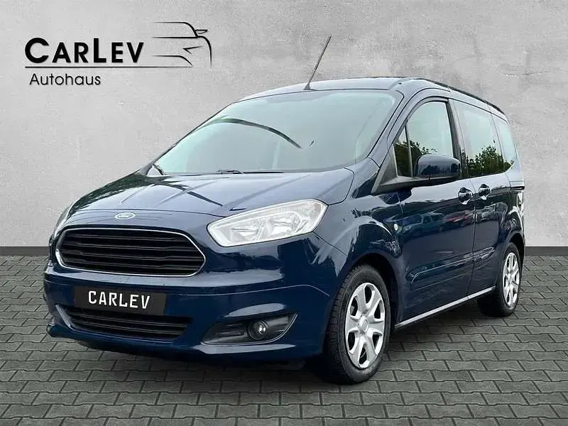 Gebraucht Ford Tourneo Courier Trend 101 PS (74 kW) 2016 Blau Van / Kleinbus