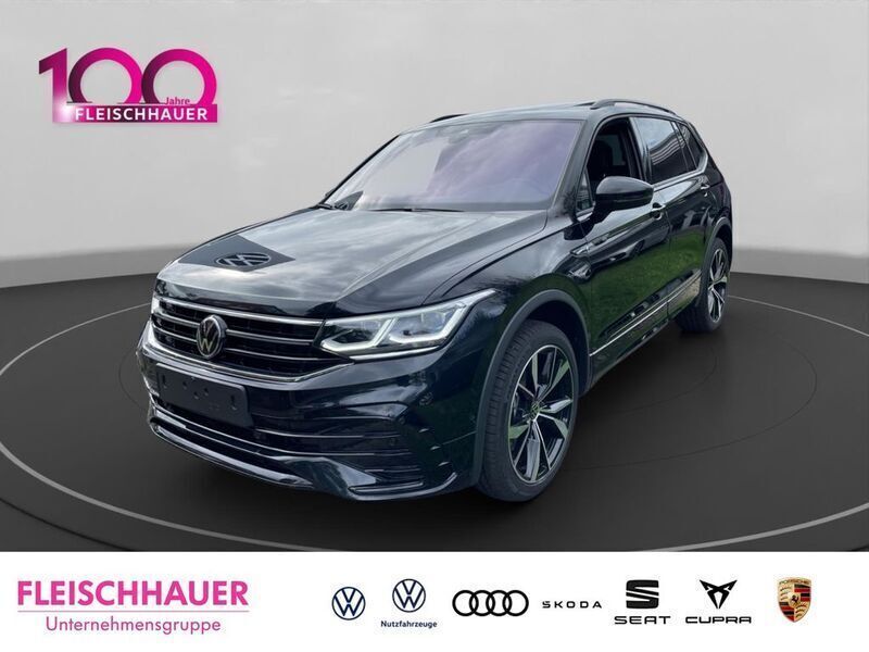 Schwarz Gebraucht 2024 VW Tiguan Allspace R-line SUV | 51.690 € (Teuer) - Bild 1/4