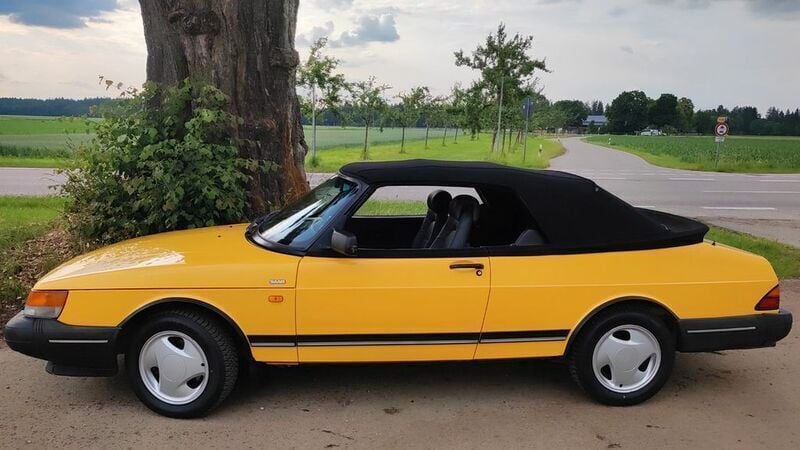 Gelb Gebraucht 1991 Saab 900 Cabriolet Cabrio | 18.900 € - Bild 1/4