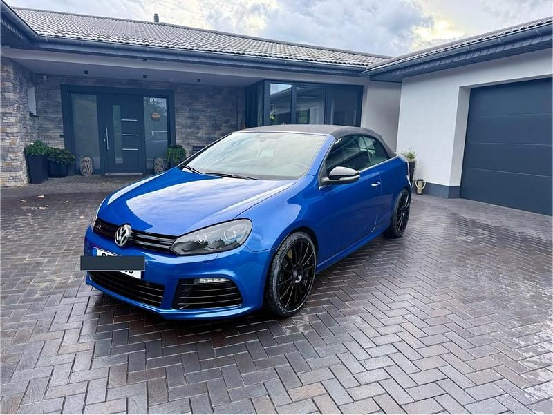 Blau Gebraucht 2014 VW Golf Cabriolet R Cabrio | 20.500 € - Bild 1/4