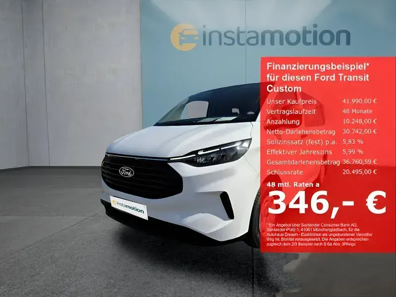 Neu Ford Transit Custom 136 PS (100 kW) 2026 Weiß Van