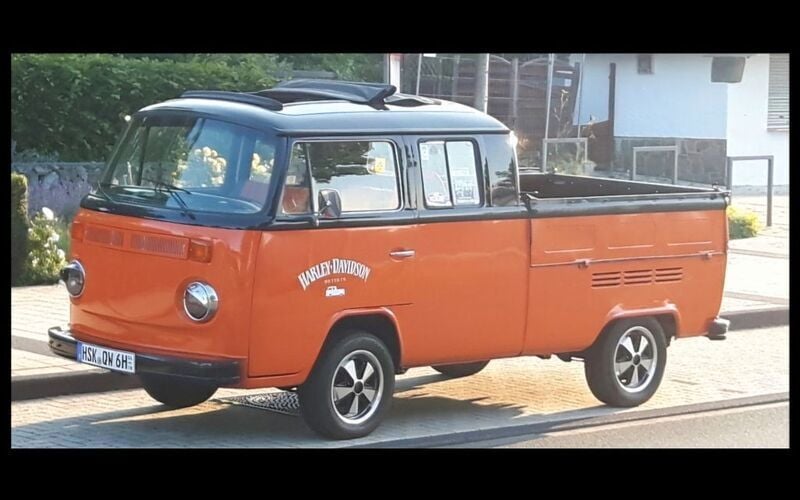 Orange Gebraucht 1975 VW T2 Van | 27.600 € - Bild 1/4