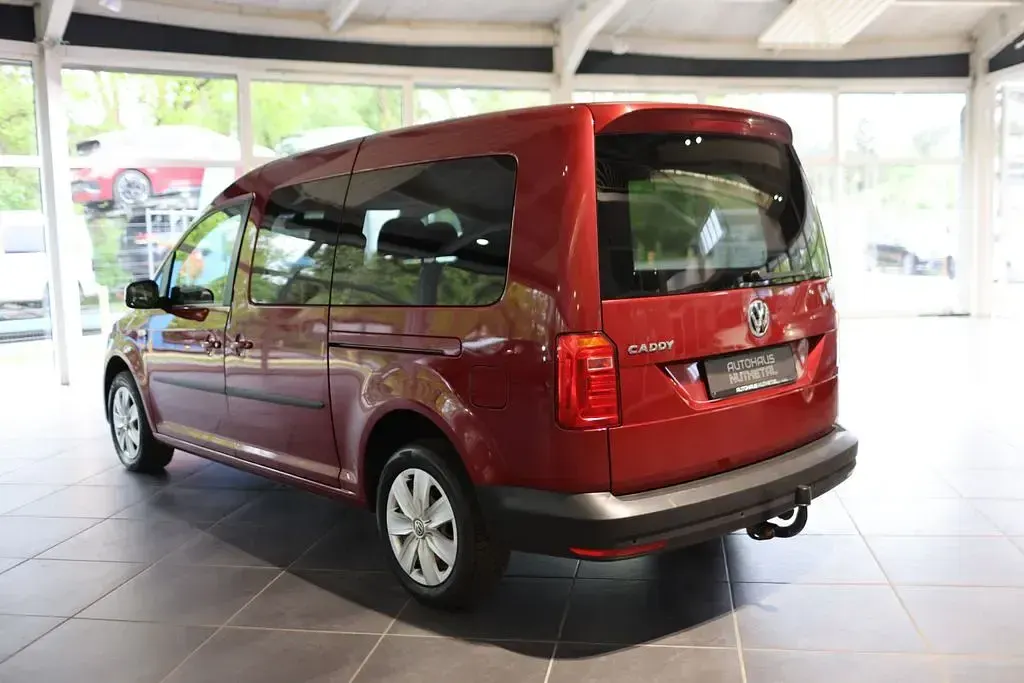 Brugt VW Caddy Maxi 150 HK (110 kW) 2018 Rød MPV