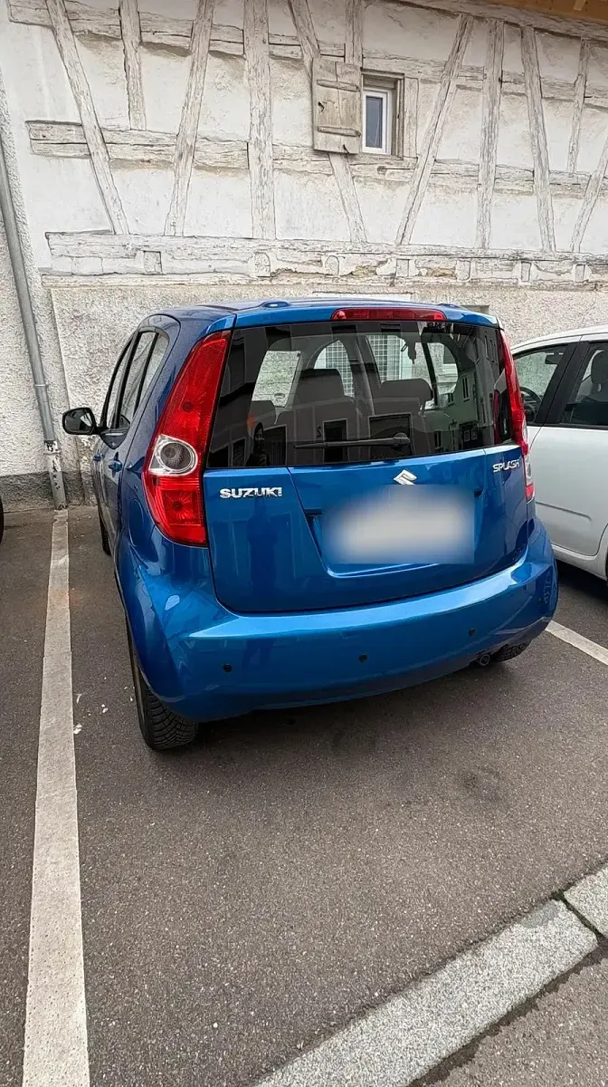 Gebraucht Suzuki Splash 86 PS (63 kW) 2009 Blau Kleinwagen