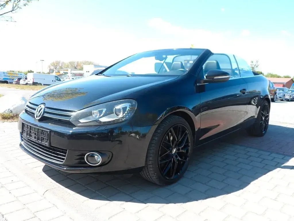 Usata VW Golf 160 CV (117 kW) 2011 Nero Cabrio