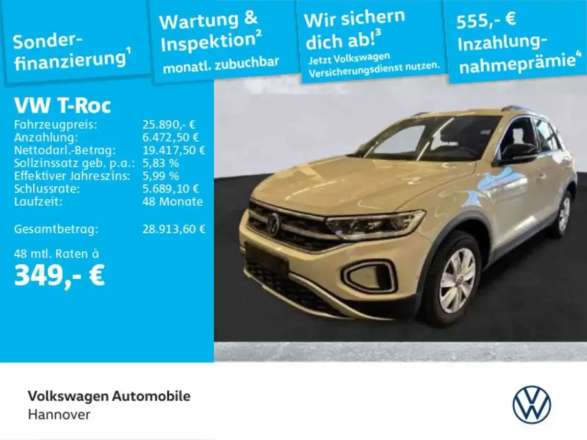 Gebraucht VW T-Roc Move 150 PS (110 kW) 2024 Grau SUV