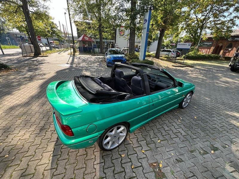 Gebraucht Ford Escort Cabriolet 105 PS (77 kW) 1993 Grün Cabrio