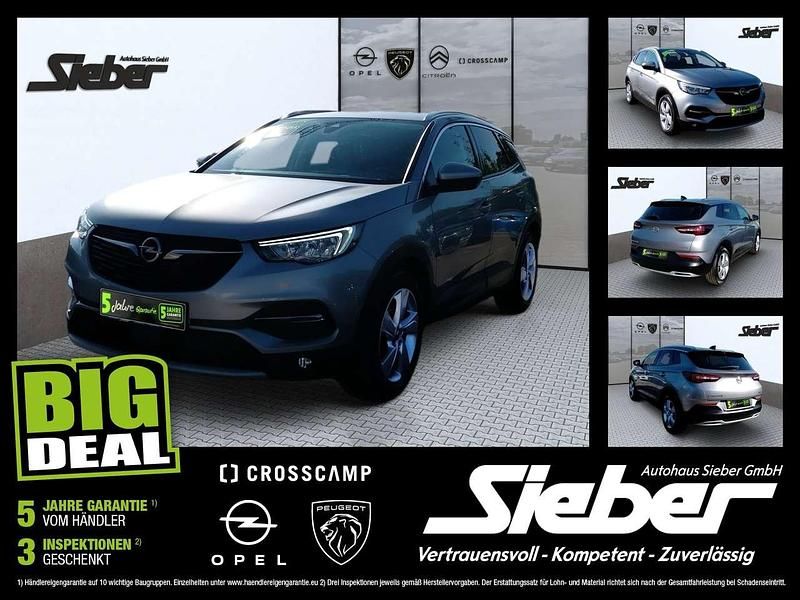 Kontrast grau/quarz silber Gebraucht 2021 Opel Grandland X Elegance SUV | 18.990 € (Superpreis) - Bild 1/4
