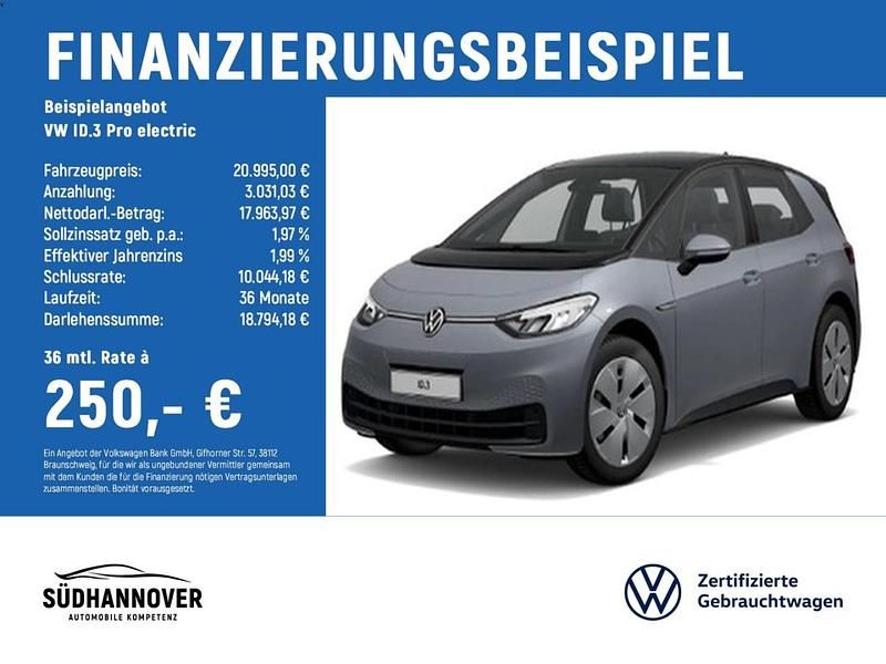Gebraucht VW ID.3 Pro 106 kW (145 PS) 2022 Grau Kleinwagen