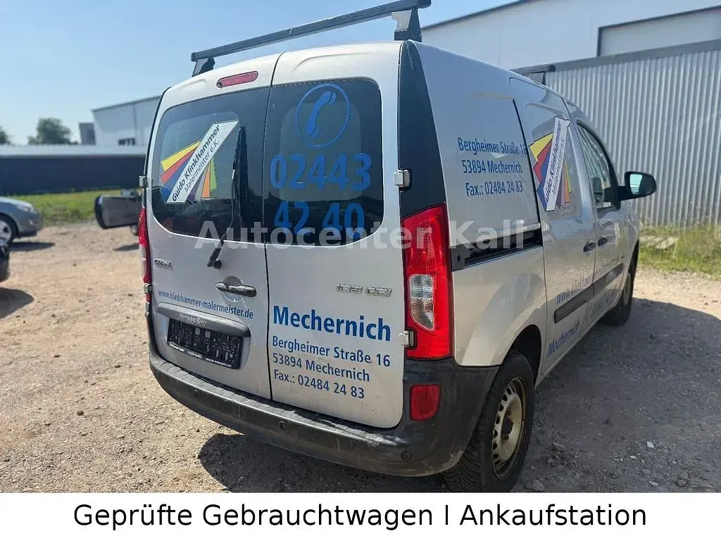 Gebraucht Mercedes Citan 108 75 PS (55 kW) 2013 Silber Van / Kleinbus