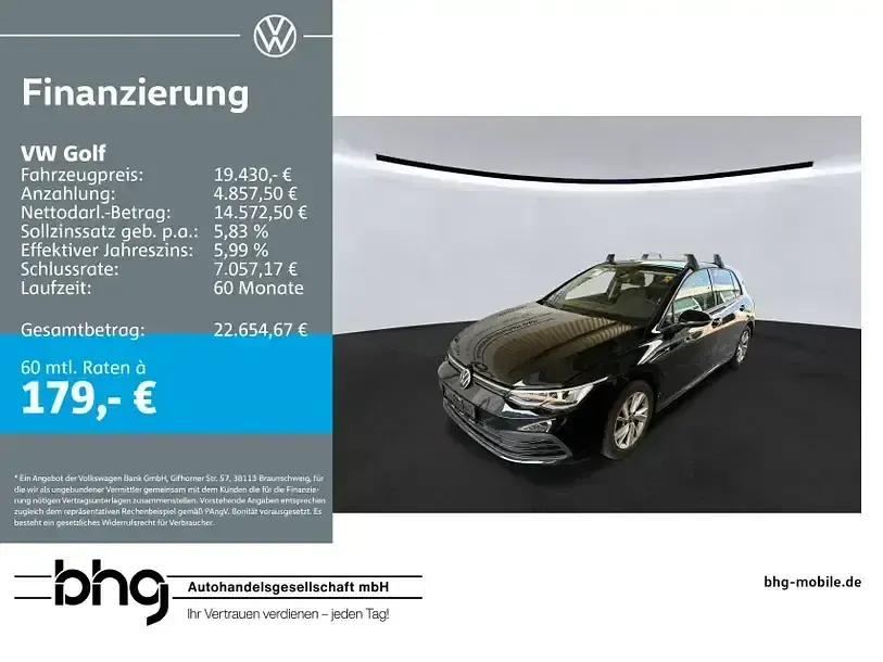 Gebraucht VW Golf VIII Life 131 PS (96 kW) 2022 Limousine