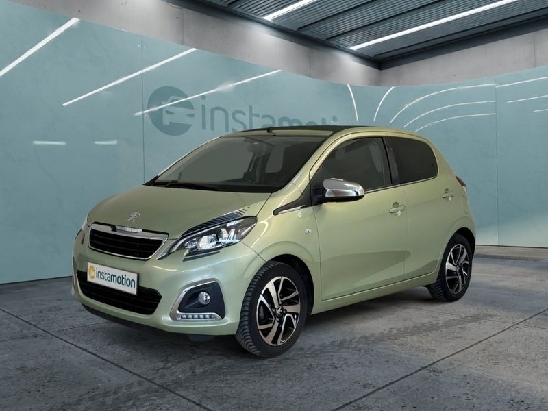 Grün Gebraucht 2020 Peugeot 108 Top! Collection Kleinwagen | 11.368 € (Teuer) - Bild 1/4