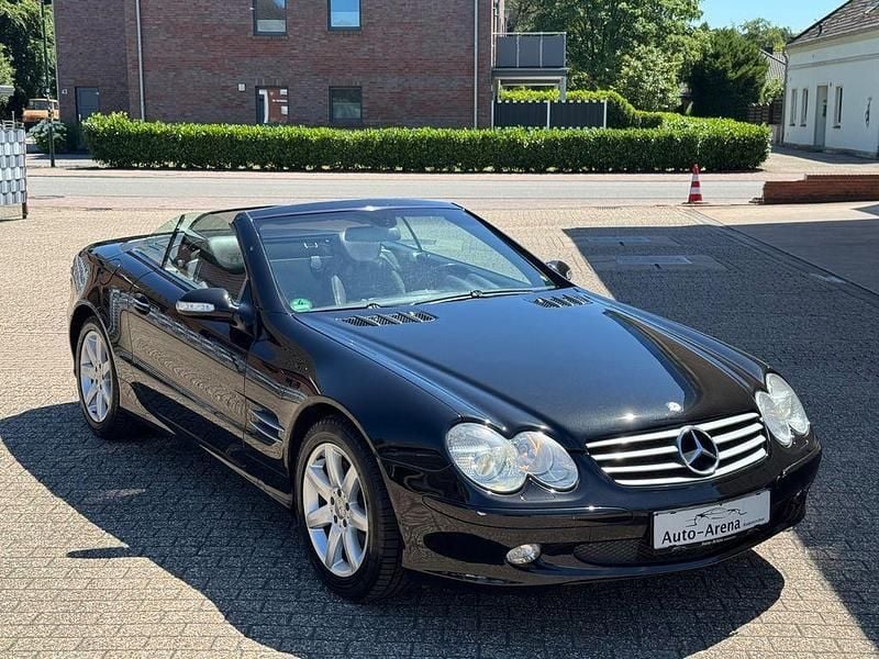 Schwarz Gebraucht 2003 Mercedes SL500 Cabrio | 15.499 € (Guter Preis) - Bild 1/4