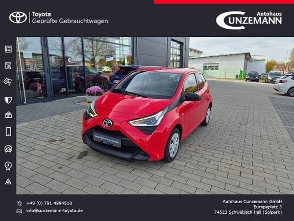 Vulcanorot Gebraucht 2019 Toyota Aygo Business Edition Kleinwagen | 7.890 € (Fairer Preis) - Bild 1/4