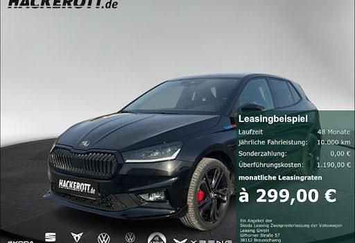 Neu Skoda Fabia 177 PS (130 kW) 2026 Schwarz Limousine