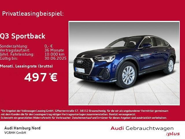 Gebraucht Audi Q3 Sportback Basis 150 PS (110 kW) 2024 Navarrablau metallic SUV