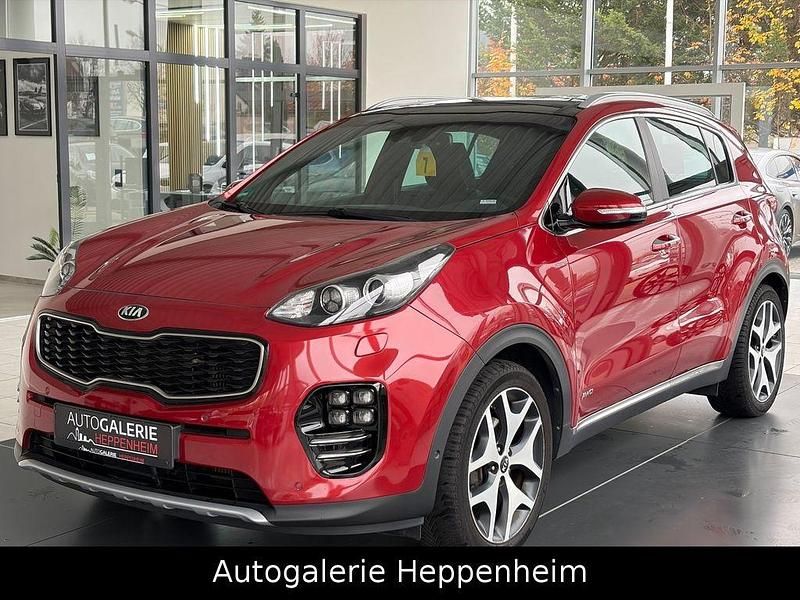 Rot Gebraucht 2017 Kia Sportage GT-Line SUV | 18.700 € (Fairer Preis) - Bild 1/4