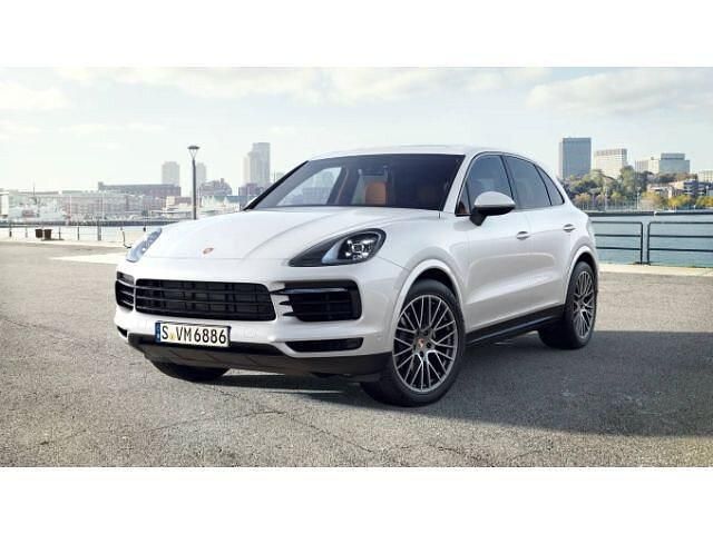 Carraraweißmetallic (metallic) Gebraucht 2023 Porsche Cayenne Platinum Edition SUV | 75.900 € - Bild 1/4