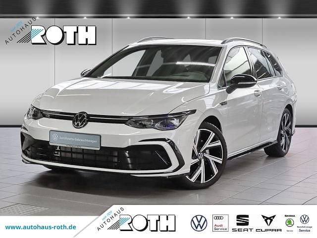 Weiss Gebraucht 2022 VW Golf VIII R-line Kombi | 31.990 € (Fairer Preis) - Bild 1/4