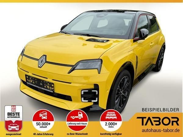 Gelb (pop yellow! + black pearlschwar) Neu 2025 Renault R5 Iconic Kleinwagen | 33.012 € (Fairer Preis) - Bild 1/4