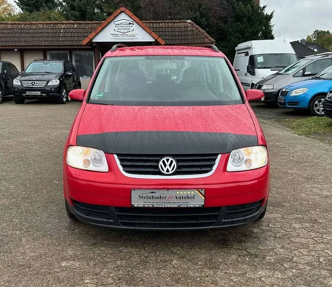 Gebraucht VW Touran Goal 105 PS (77 kW) 2007 Tornadorot Van / Kleinbus