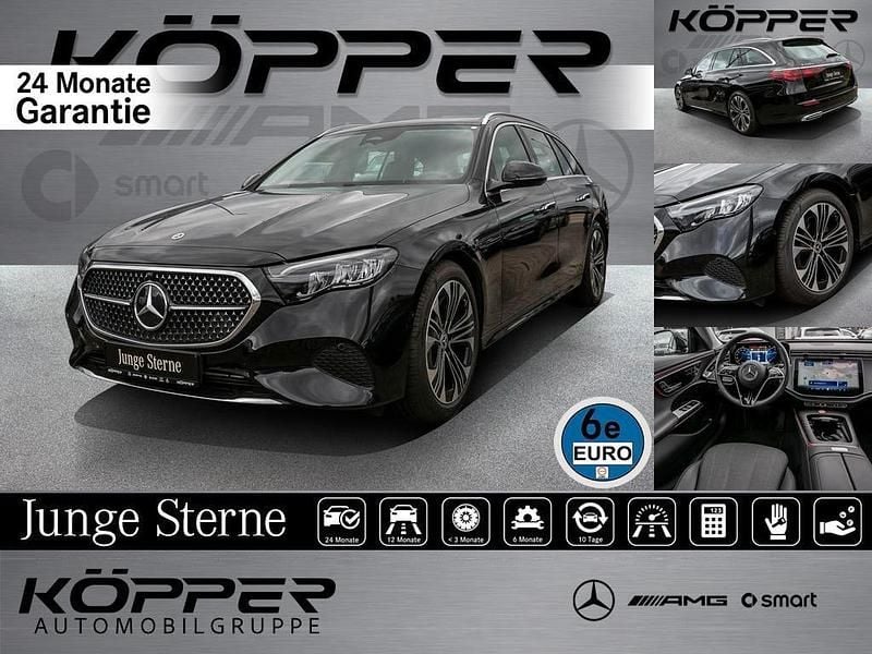 Obsidianschwarz Gebraucht 2024 Mercedes E220 Avantgarde Kombi | 48.998 € (Guter Preis) - Bild 1/4