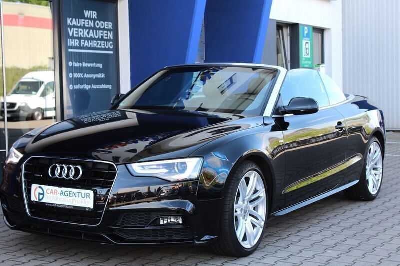 Schwarz Gebraucht 2016 Audi A5 Cabriolet S-Line Cabrio | 20.900 € (Fairer Preis) - Bild 1/4