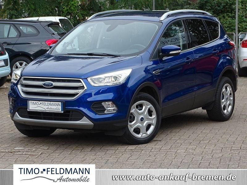 Blau (metallic) Gebraucht 2018 Ford Kuga Cool & Connect SUV | 13.750 € (Guter Preis) - Bild 1/4