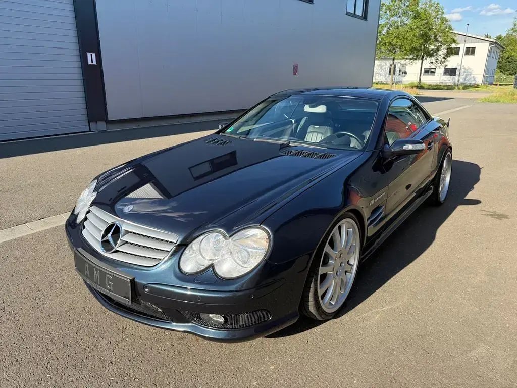 Gebraucht Mercedes SL55 AMG AMG 500 PS (367 kW) 2004 Blau Cabrio