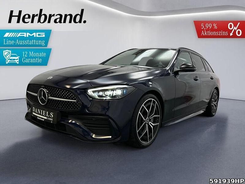 Gebraucht Mercedes C300 AMG 265 PS (194 kW) 2022 Blau Limousine