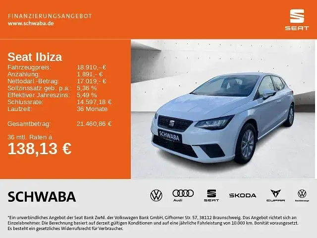 Gebraucht Seat Ibiza 116 PS (85 kW) 2026 Weiß Kleinwagen