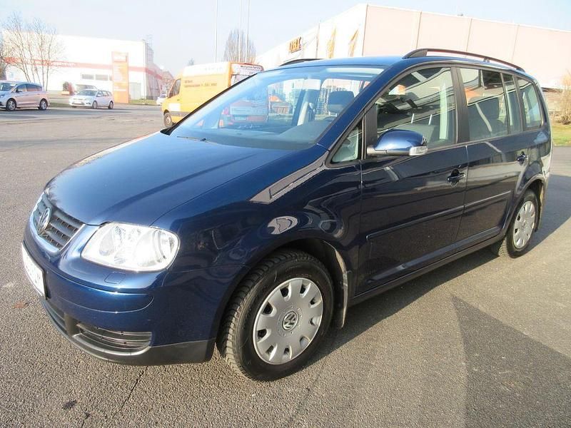 Gebraucht VW Touran Trendline 116 PS (85 kW) 2005 Blau Van / Kleinbus