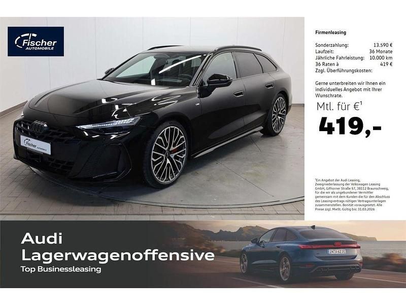 Mythosschwarz metallic Neu 2025 Audi A6 Edition .1 Kombi | 90.980 € (Superpreis) - Bild 1/4