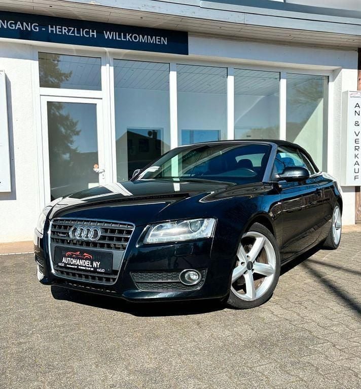 Gebraucht Audi A5 Cabriolet S-line plus 179 PS (131 kW) 2011 Phantomschwarz perleffekt Cabrio