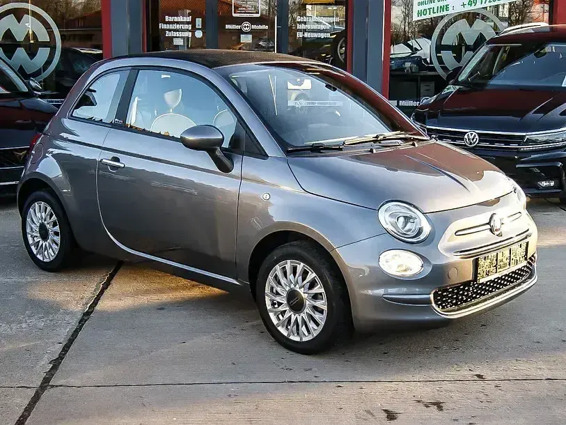 Second-hand Fiat 500C Lounge 69 CP (50 kW) 2020 Gri Cabrio