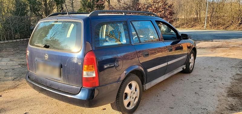 Gebraucht Opel Astra 75 PS (55 kW) 2001 Blau Kombi