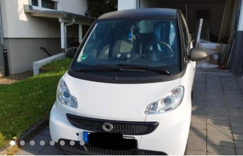 Weiß Gebraucht 2012 Smart ForTwo Coupé Kleinwagen | 4.600 € - Bild 1/4